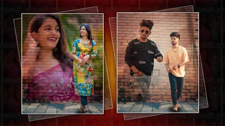 Wall effect photo editing